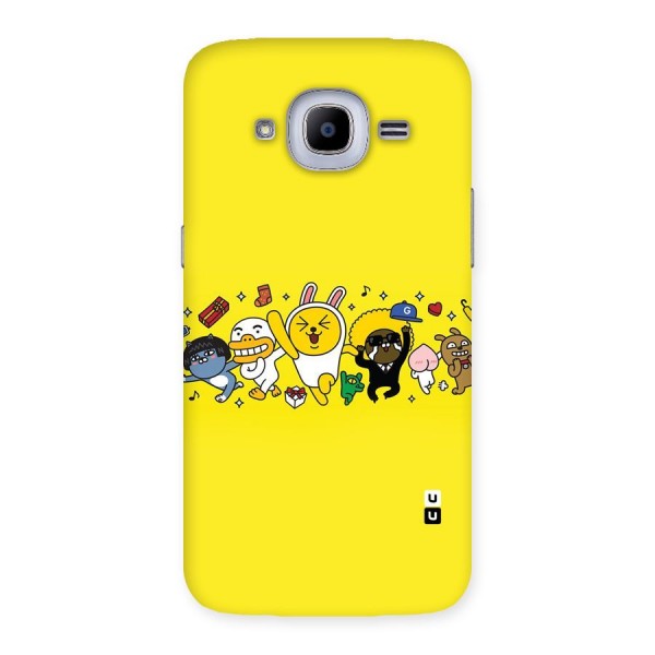 Yellow Friends Back Case for Samsung Galaxy J2 2016